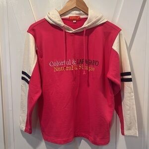 Lapagayo Natural & Simple Hoodie Pink Size Small